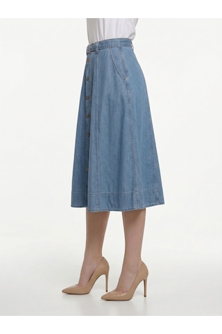 LOFT Regular Fit Kadın Etek Lf2043100 Q1.v1 Denim