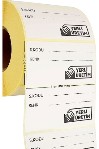 200 Lü Kendinden Yapışkanlı Raf Düzenleme Ve Stok Etiketi