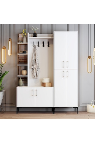 Variant Variant Viyana Da Portmanto - Beyaz / Beyaz