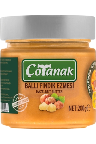 Çotanak Ballı Fındık Ezmesi 200 G