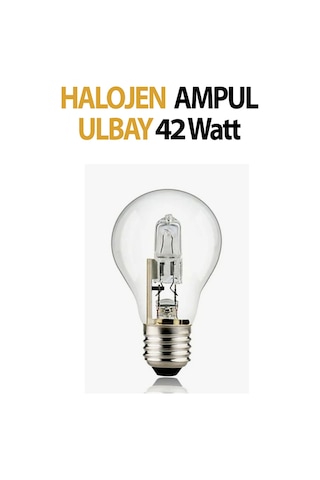 Halojen Ampul 42 Watt Dimmer Uyumlu