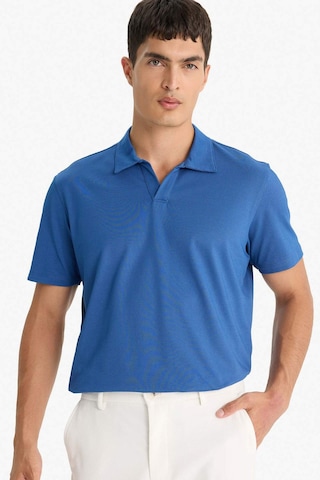 Defacto Regular Fit Polo Yaka Kısa Kollu Tişört F8477ax25auın272 Indigo