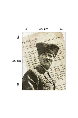 Decorita Cam Tablo | Atatürk Serisi 10