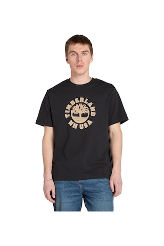 Timberland Holiday Front Graphic Ss Tee T-shirt - Tb0a5mj20011-11411 Black