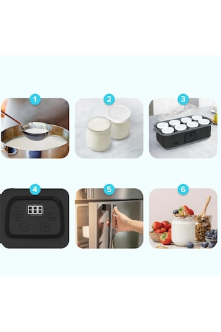 Mioji Mio YM8 Probiyotik Yoğurt & Kefir Yapma Makinesi