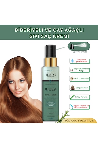 Elysian Essence Biberiye & Çay Ağacı Sıvı Saç Kremi 150 Ml