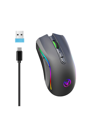 T69 Kablosuz Rgb 4800 Dpı Oyuncu Mouse - 650 Mah Yüksek Kapasiteli Batarya Diğer