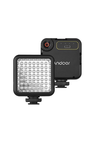 Andoer Ir49s Mini Ir Video Kamera Gece Görüş Işığı Siyah Siyah