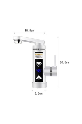Maoyaya Suntek Otel Bar Rv Gümüş İçin Elektrikli Musluk Tankless, Gümüş Kaplama .