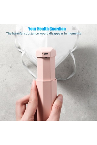 Yaozixa Ev İçin Taşınabilir Uv-c Dezenfeksiyon Çubuğu - 253.7nm Dalga Boyu İle Hızlı Sterilizasyon, Abs Malzeme, Usb Şarjlı Pembe Pembe