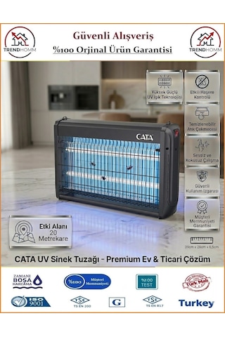 Cata Sinek Öldürücü Cihaz - 2x10 - Balastlı - Etki Alanı 20m²