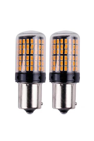 1156 P21w Bau15s 144 Smd 3014 Led Turuncu 2 Adet 1156 P21w Bau15s 144 Smd 3014 Led Turuncu 2 Adet
