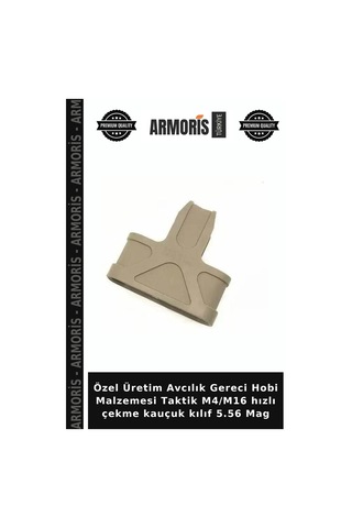 Özel Üretim Avcılık Gereci Hobi Malzemesi Taktik M4/m16 Hızlı Çekme Kauçuk Kılıf 5.56 Mag