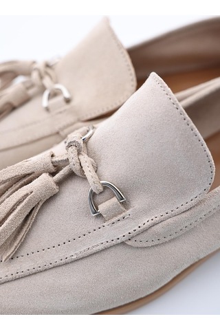 Bej Süet Loafer 34307-bej Bej