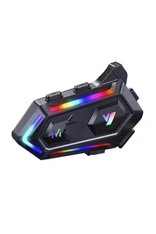 Krm2 Rgb Motosiklet Sürücüleri İçin Ipx6 Özellikli İnterkom Kablosuz Bluetooth Kulaklık