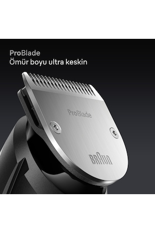 Braun Sakal Düzeltici Series 7, +10 Berber Ekipmanları, 40 Uzunluk, Problade, Bt7540