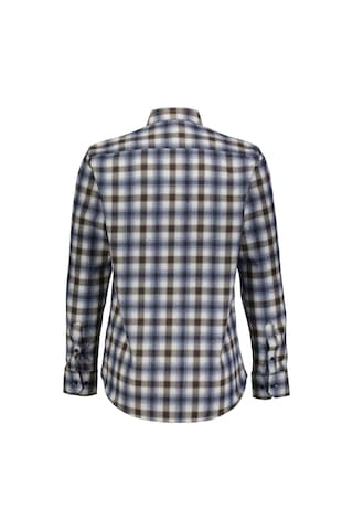 Finesuits Erkek Flanel Gömlek 2422204011.flcdr Kahve