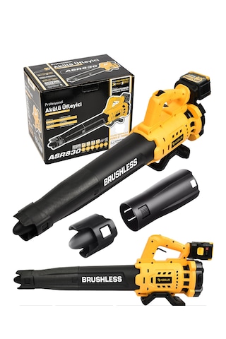 Assur ASR830 21V Çift Akü 2800 Rpm Hava Üfleme Sarı