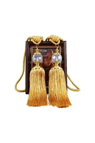 Novahub Perde Bağı Püskül Takımı - 2 Adet Plastik Ve Polyester - 66 Cm Toplam Uzunluk