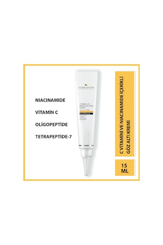 Herbaderm Torba ve Morluklara Karşı Göz Altı Kremi 15 ML