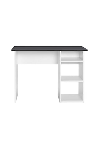 Vera 3 Raflı Çalışma Masası-beyaz-antrasit 101x75x45 Cm Gxyxd