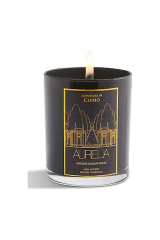 Aurelia Geneve Atmosfera Di Como - Antique Sandalwood - Sandal Ağacı Kokulu Mum - 210 G