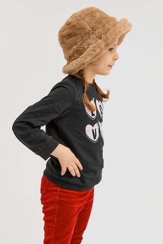Benitto Kids Benittokids Kız Çocuk Peluş Bucket Şapka 7001-camel Camel
