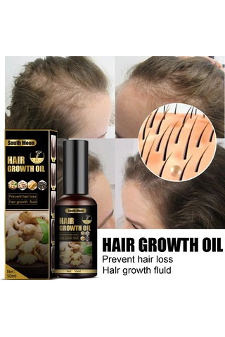 Güney Ay Saç Büyüme Spreyi Saç Dökülmesi Serumu Tedavisi Sprey Nemlendirici Onarım Tedavisi Saç Büyüme Sıvısı 50 Ml Dropshipping