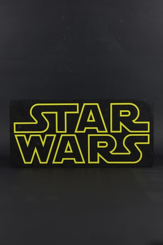 Star Wars - 3 Boyutlu Tabela - 25cm X 12cm X 1.5cm