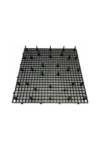 50x50 Plastik Güvercin Kümes Taban Izgarası Siyah