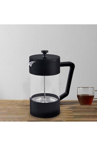 Suntek Cam Çaydanlık Paslanmaz Çelik Filtre Kahve Makinesi 600ml