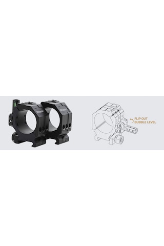 Wheeler 30mm Orta Yükseklik Picatinny Dürbün Montaj Halkası - 2 Parça 1099955 Siyah