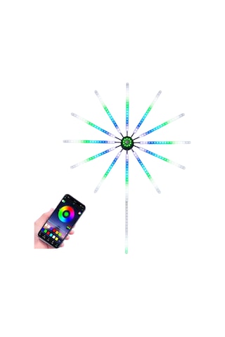 Uygulama Destekli Rgb Led Kutlama Süsü Duvar Aydınlatması Renkli 67935184