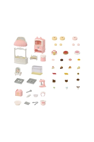 5807 Sylvanian Families Kasaba Pasta Dükkanı Oyun Seti +3 Yaş Standart