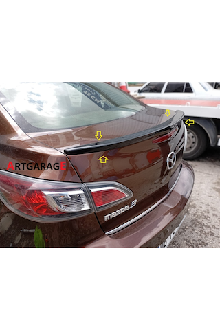 Mazda 3 Sedan Boyasız Spoiler 2009-2013 -fiberglass