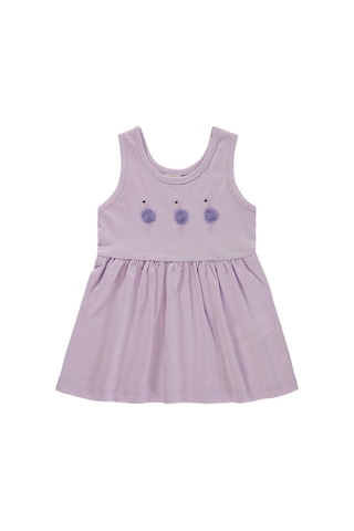Civil Baby Flamingo Nakış 6-18 Ay Elbise - Lila