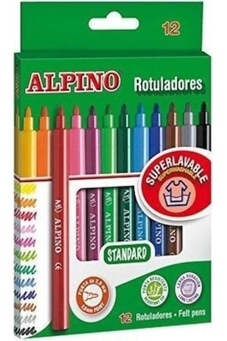 Alpino Rotuladores Keçeli Kalem 12'li