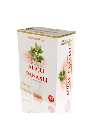 Hekimhan Bitkisel Alıçlı Panaxlı Doğal Karışık Bitki Süzen Poşet Çay 45 x 2 G