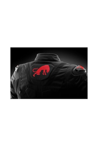 Furygan Tx Raptor Motosiklet Ceketi Siyah Kırmızı