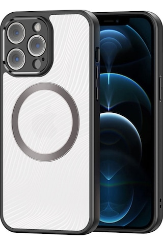 Dux Ducis Apple Uyumlu iPhone 12 Pro Max Aimo Series Mag Safe Premium Buzlu S