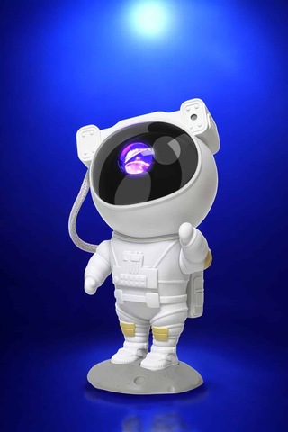 Çocuklara Özel Projeksiyon Astronot Lamba Speaker Sevimli -