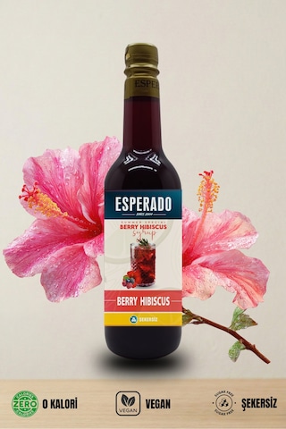 Berry Hibiskus Şekersiz Meyve Kokteyli Konsantresi 750 Ml - 1:5
