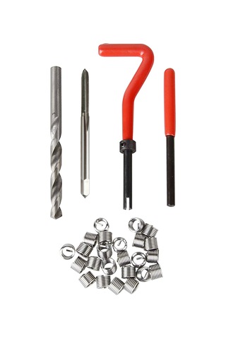 Neevoyu M4 0.7 Vida Tamir Seti, 304 Çelik Ve Hızlı Çelikten Yapılmış, Araç Tamiri İçin, 25 Adet İç Vida İçeren Çanta Paketi