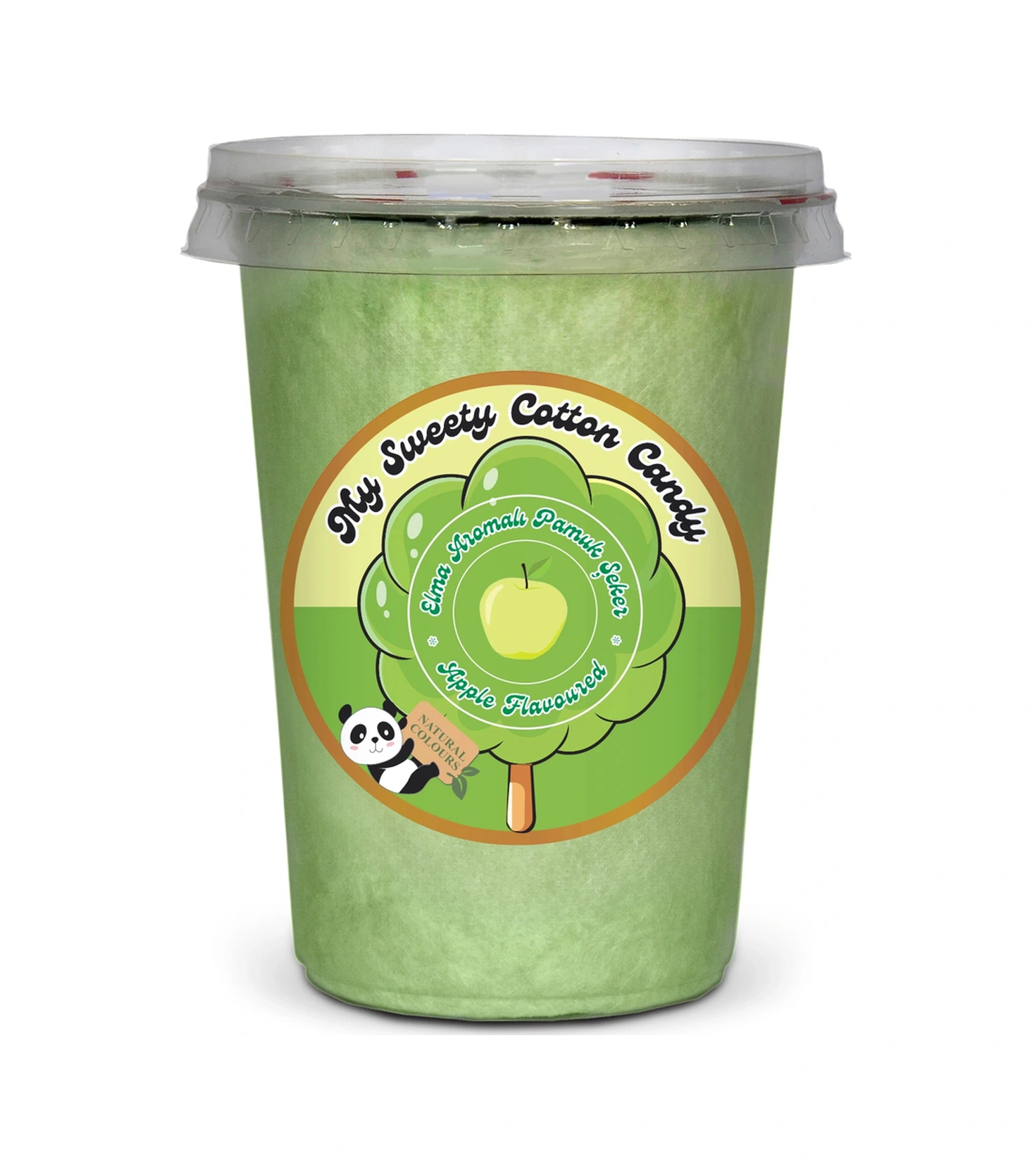 Yeşil Elma Aromalı Gurme Pamuk Şeker