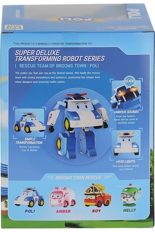 Polı Mrt-685 Sesli Ve Işıklı Robocar Poli Büyük Transforming Robo Diğer