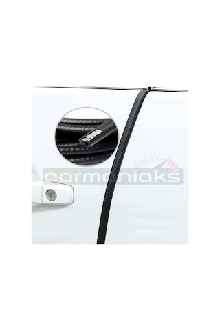 Siyah Oto Kapı Fitili Çizilme Önleyici Araç Kapı Koruyucu Fit