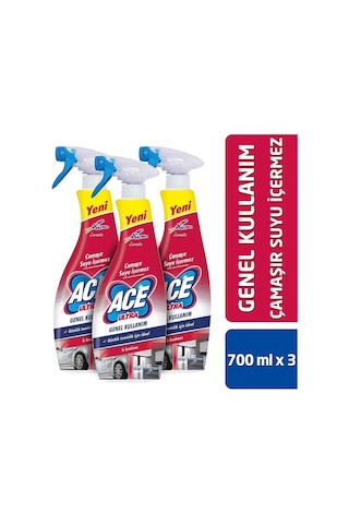 Ultra Köpük Çamaşır Susuz Çok Amaçlı 700ml X3 Adet Diğer