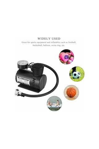 Fortunelane Taşınabilir 300psı Şişirme Pompası - Kullanışlı, Top Ve Yatak İçin