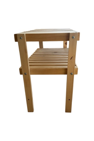 Doğal Ahşap Dekoratif Raf Ahşap