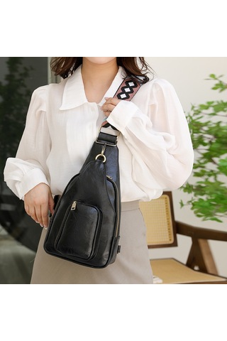 Çantalar Yeni Kadın Bel Çantaları Kadın Modası Bayan Göğüs Çantaları Çantalar Moda Yumuşak Pu Cep Telefonu Çantası Cüzdansiyah Diğer